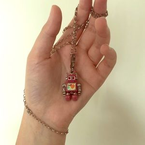 Juicy Couture Robot Charm Necklace